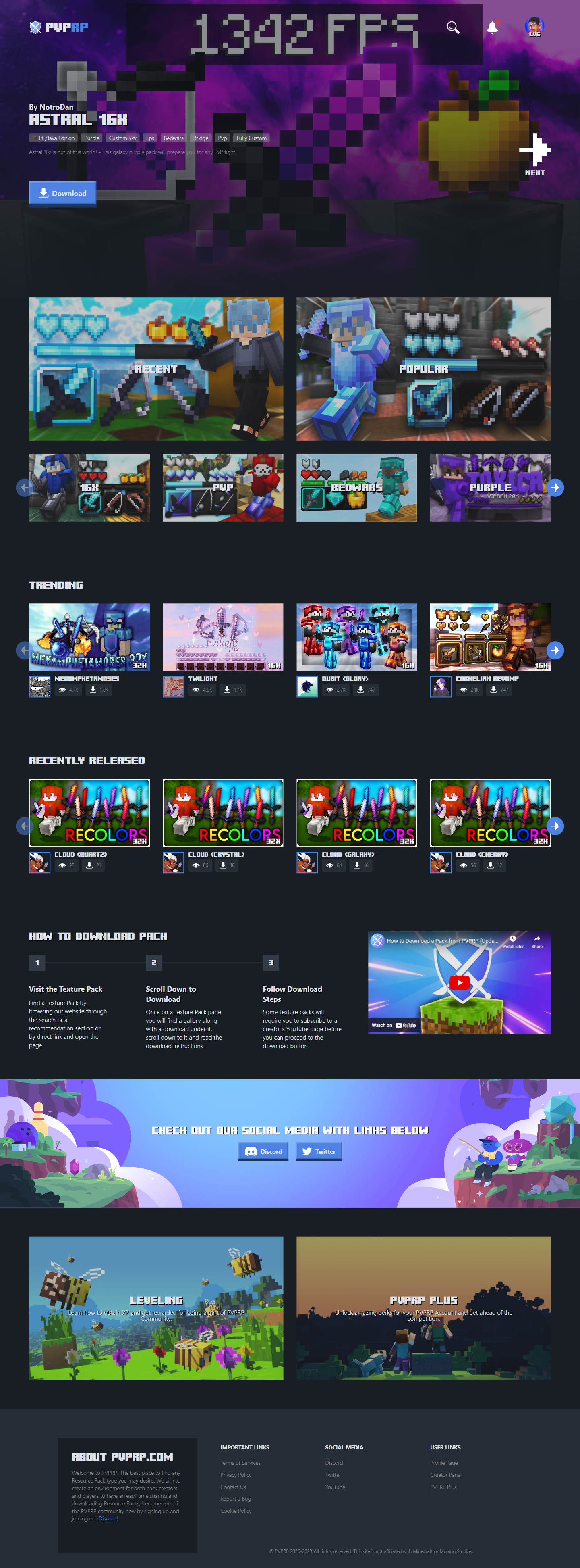 PVPRP Site by Xenons on xenons.net